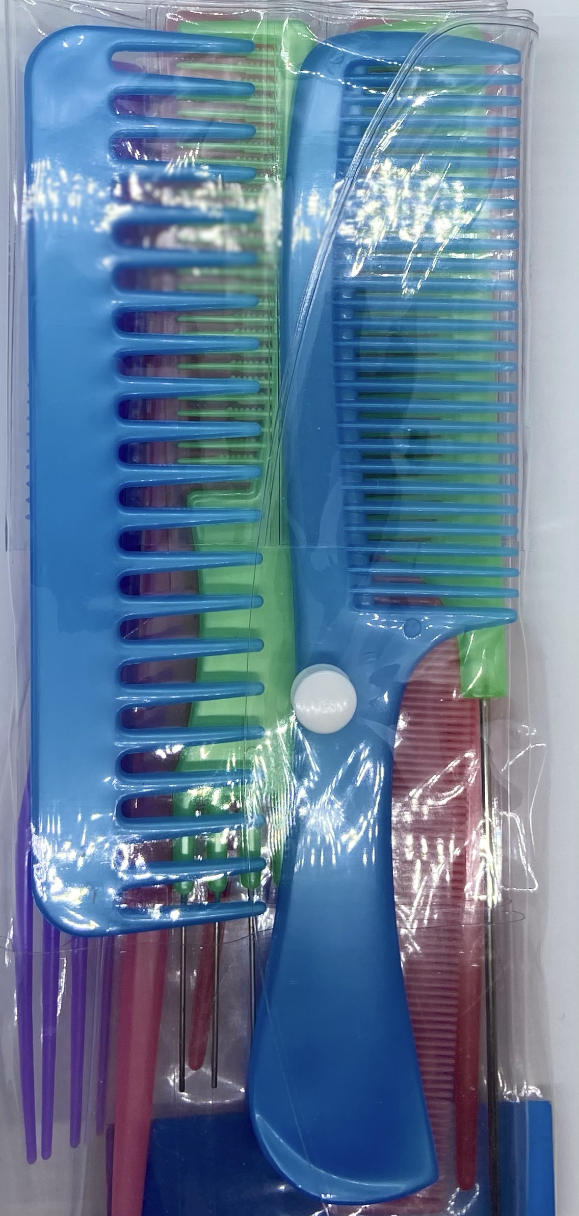 Eden Pastel Assort 10Pc Comb Set