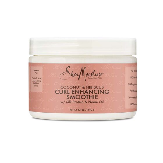 Shea Moisture Coconut & Hibiscus Curl Enhancing Smoothie w/Silk Portein & Neem Oil