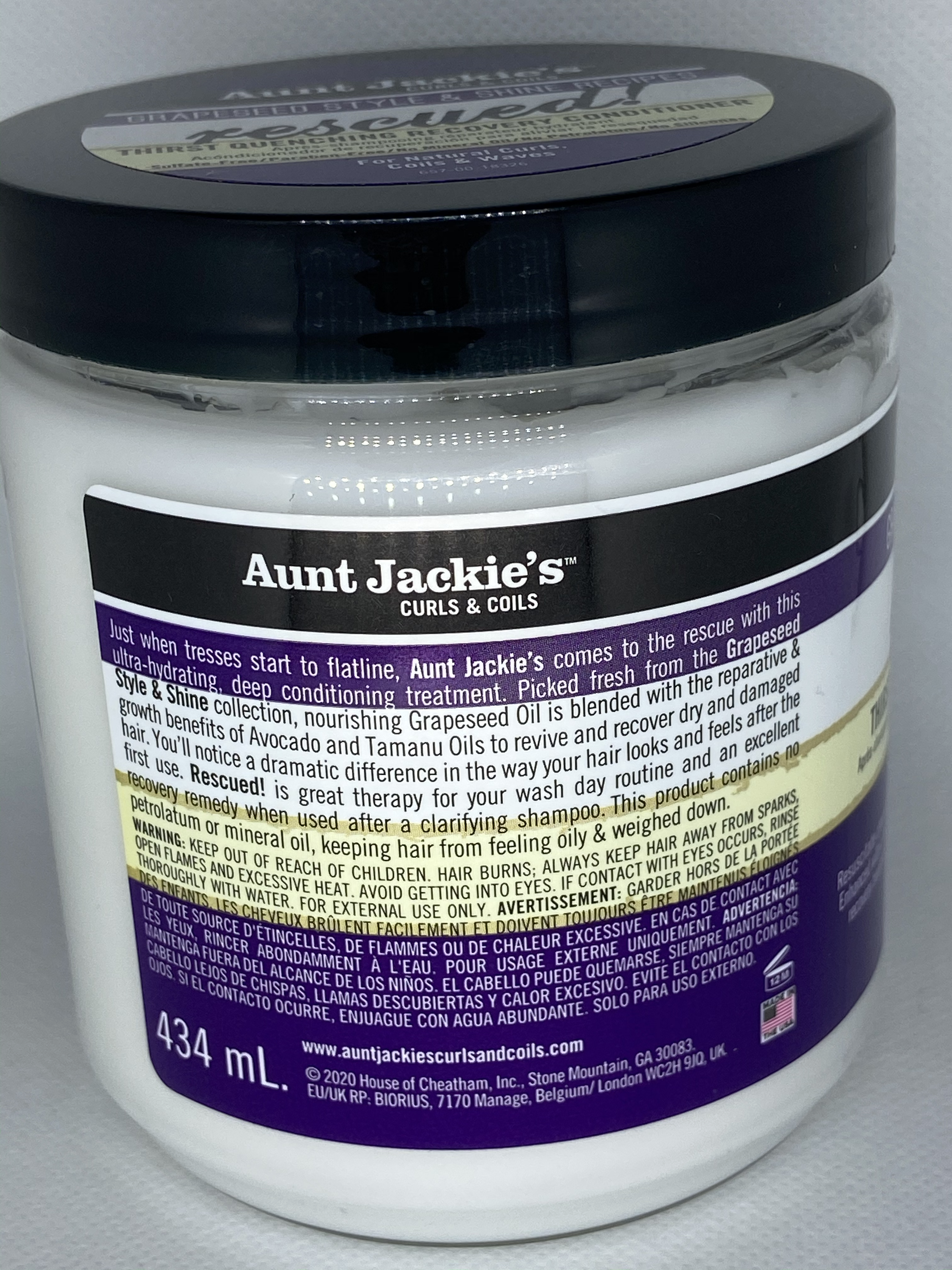 Aunt Jackie’s Rescued! Thirst Quenching Recovery Conditioner 15oz