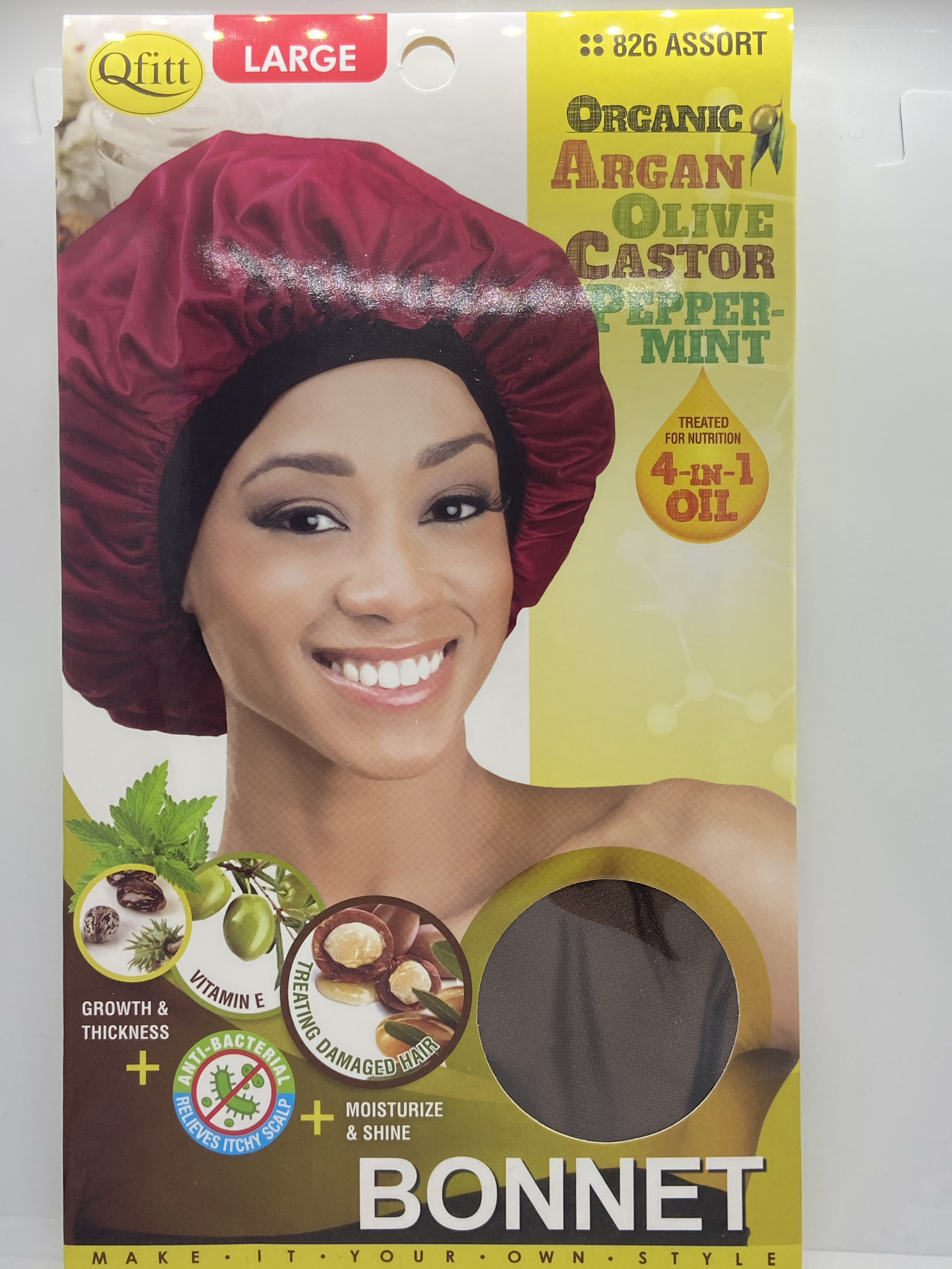 Qfitt Large Organic Bonnet