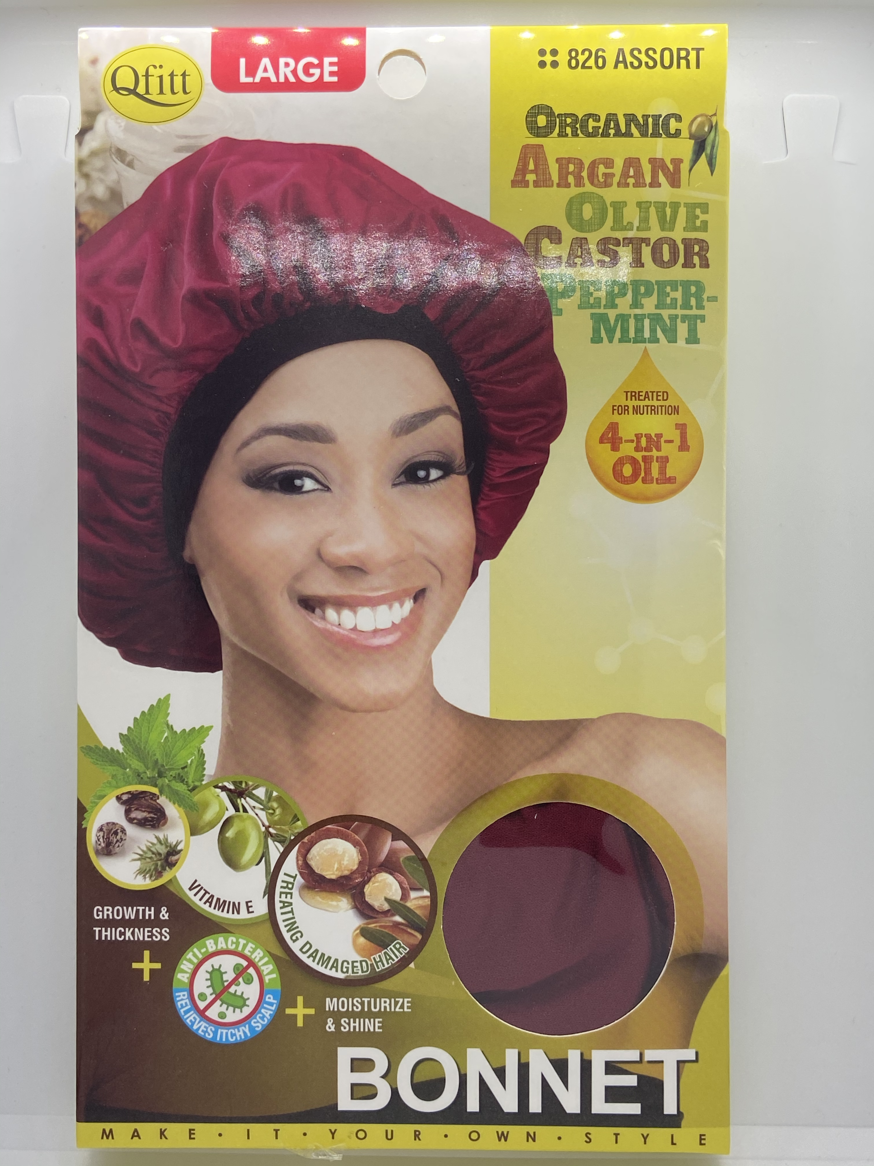 Qfitt Large Organic Bonnet