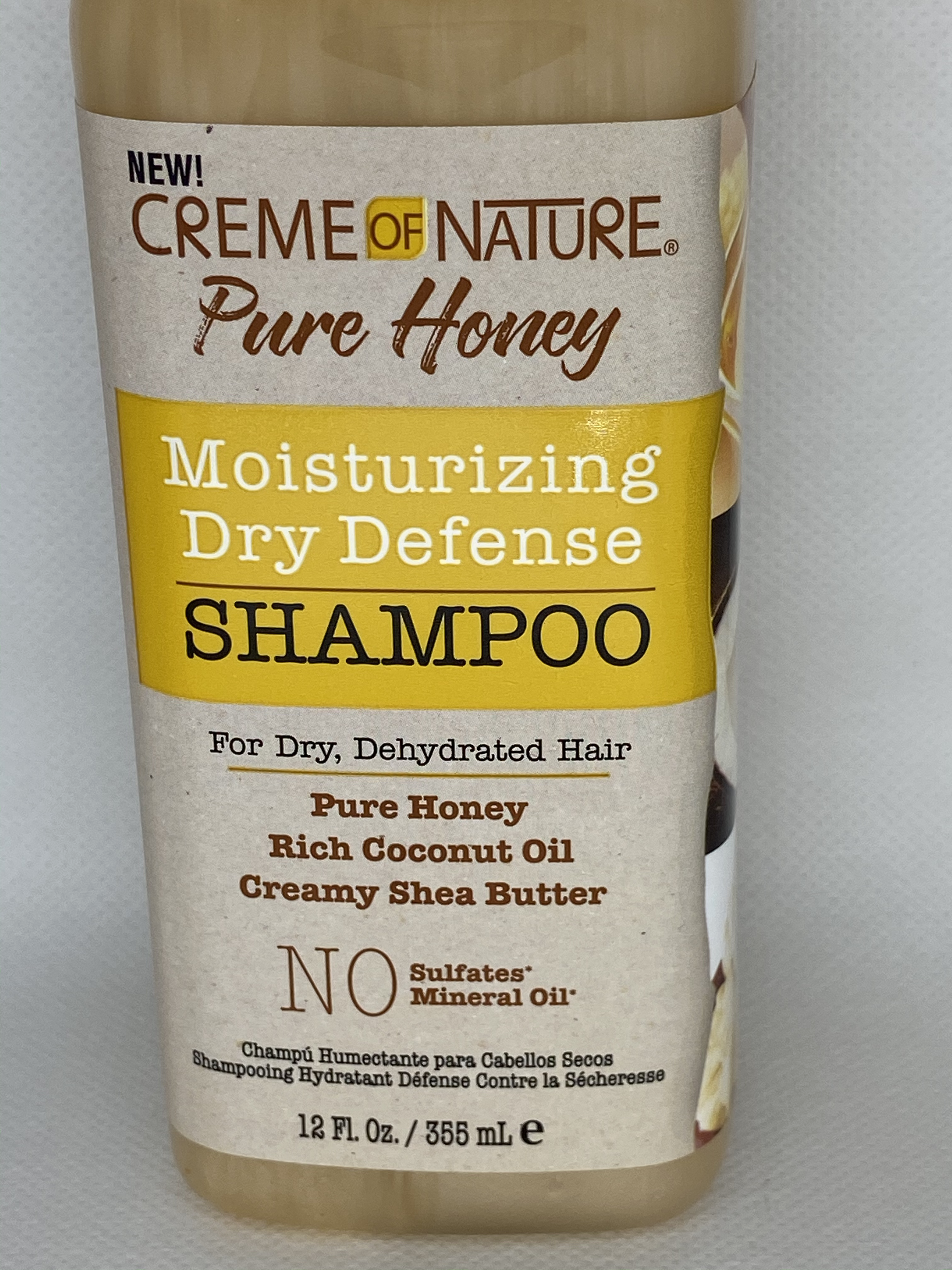 Creme Of Nature Pure Honey Moisturizing Dry Defense Shampoo