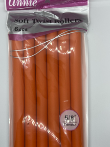 Annie Orange Soft Flexi Rods 7" Long