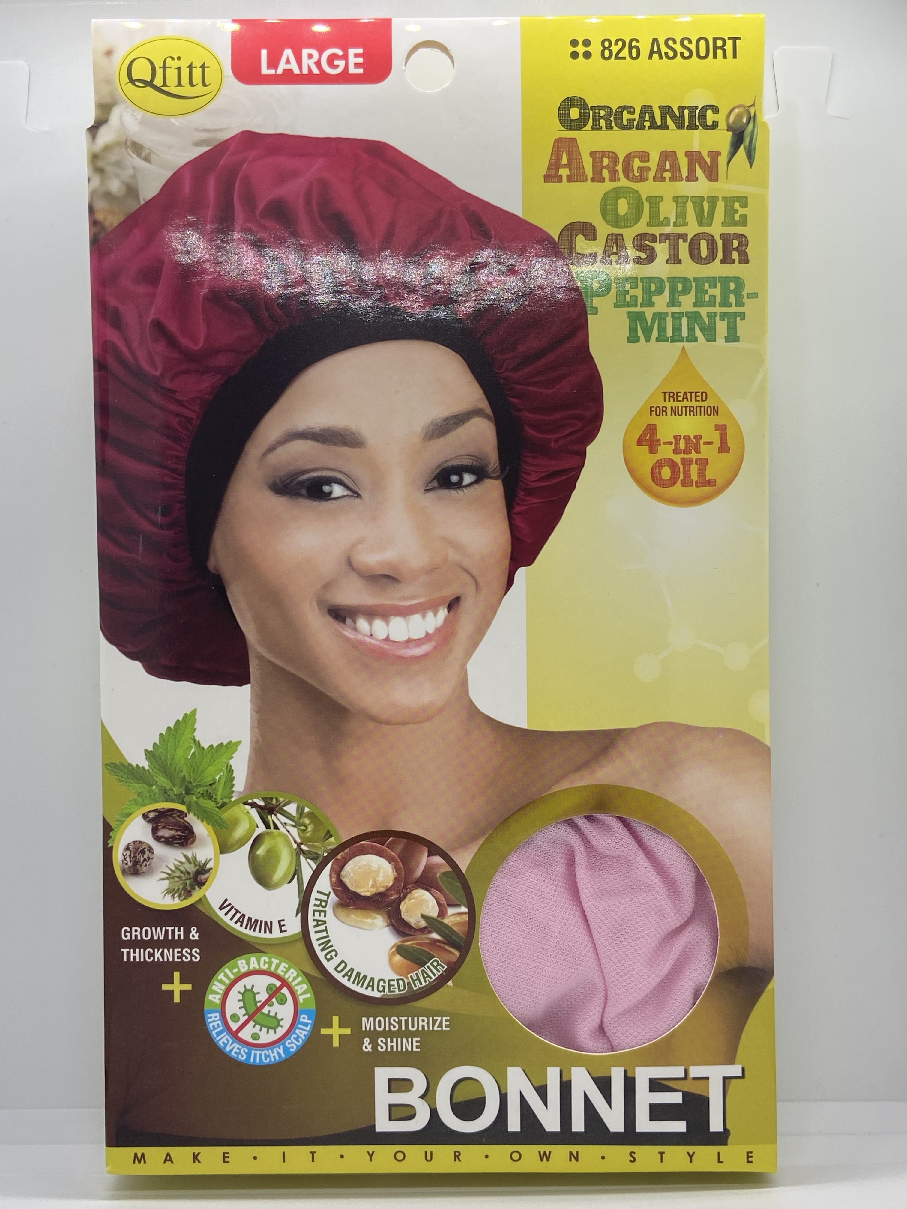 Qfitt Large Organic Bonnet