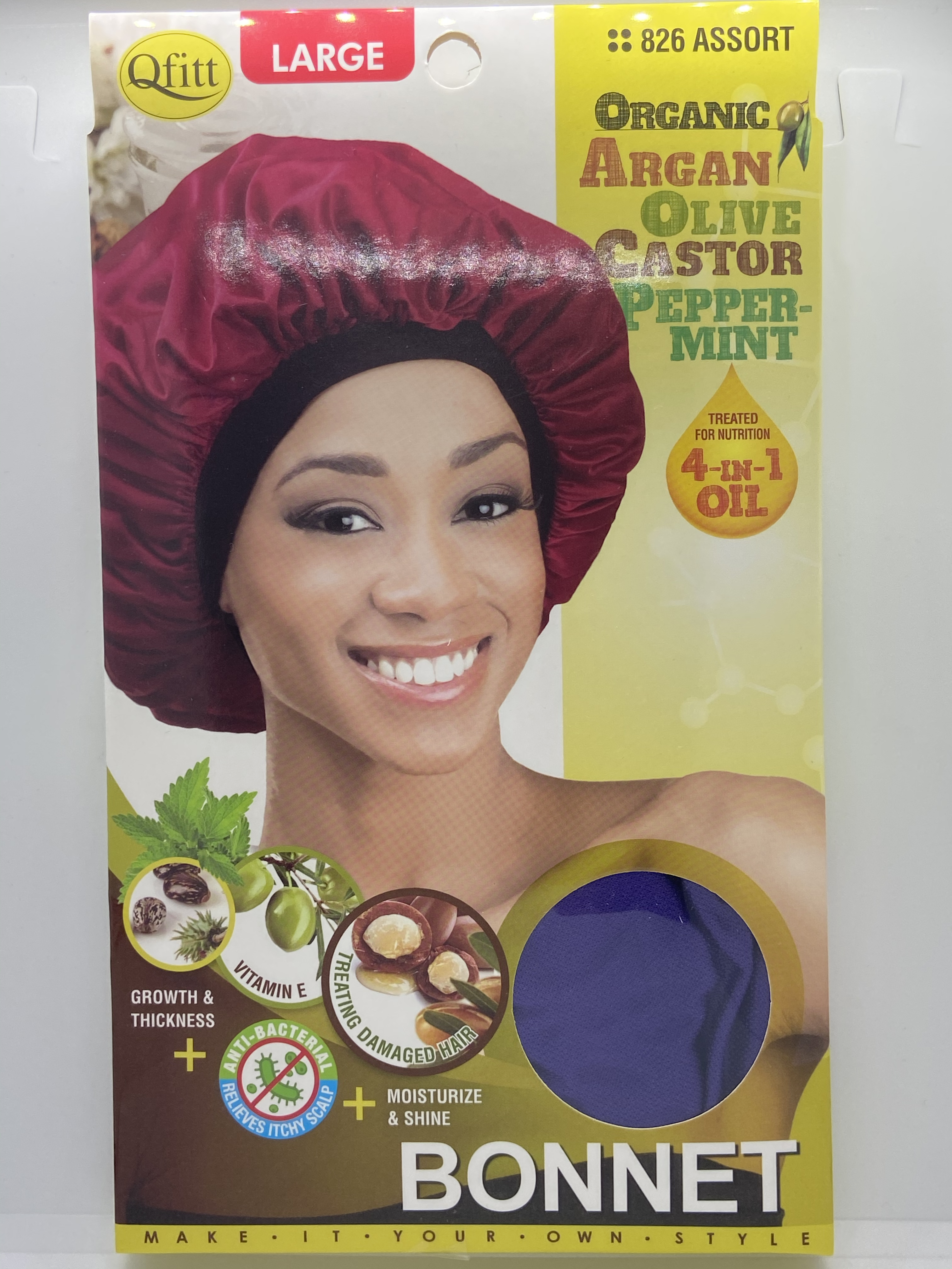 Qfitt Large Organic Bonnet