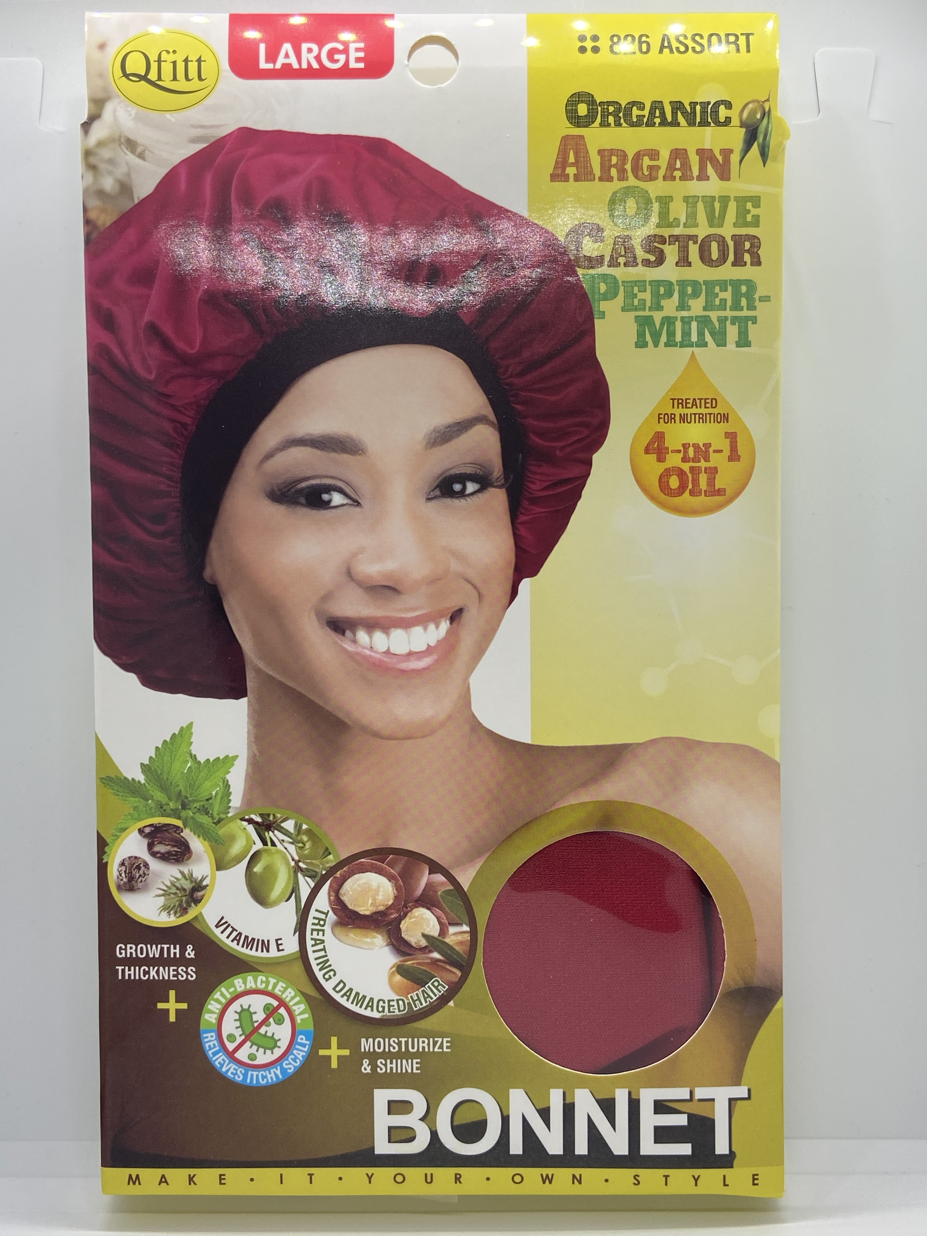 Qfitt Large Organic Bonnet