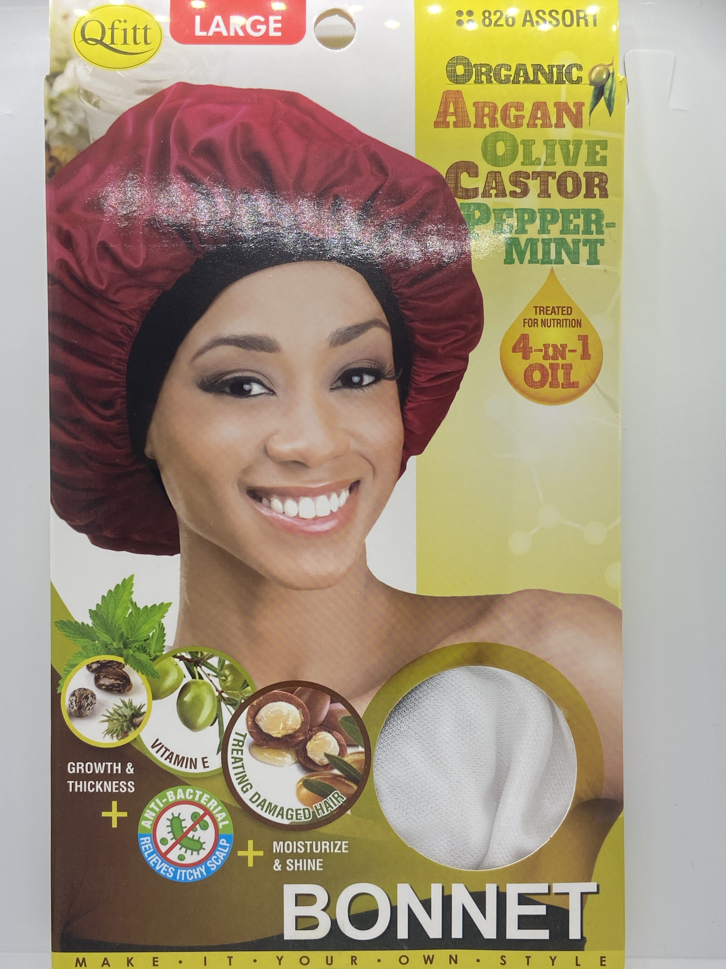 Qfitt Large Organic Bonnet