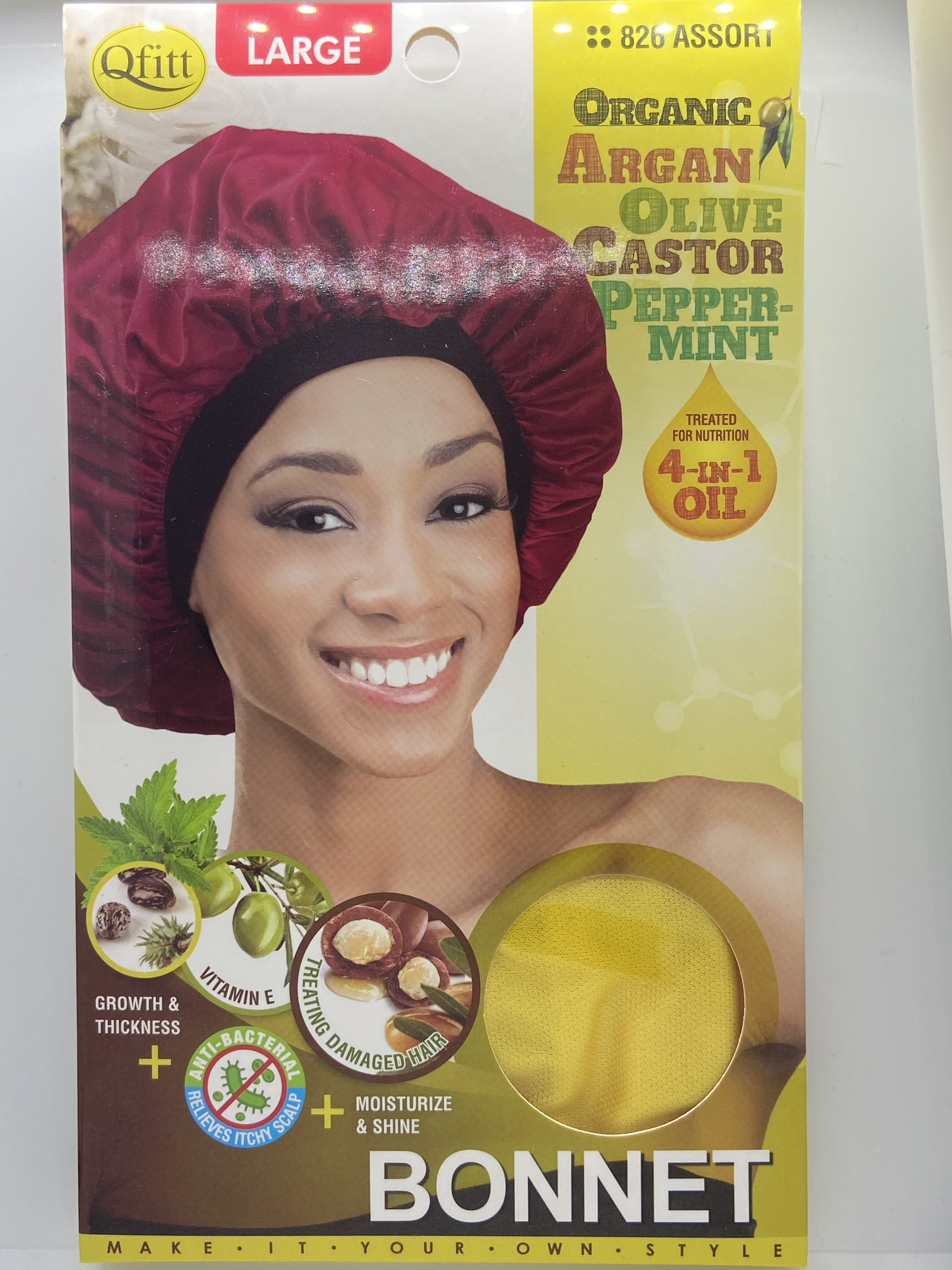 Qfitt Large Organic Bonnet