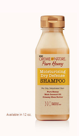 Creme Of Nature Pure Honey Moisturizing Dry Defense Shampoo